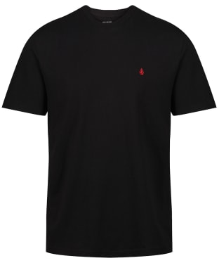Men's Volcom Short-Sleeve Stone Blanks Basic T-Shirt - Black