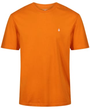 Men's Volcom Short-Sleeve Stone Blanks Basic T-Shirt - Saffron