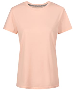 Women's Volcom Stone Blanks Short Sleeve Cotton T-Shirt - Melon