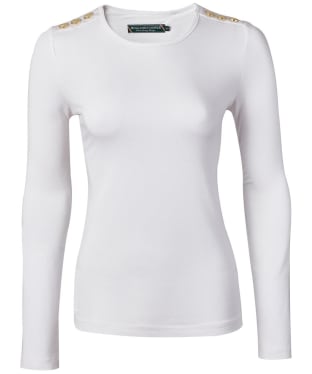 Women’s Holland Cooper Long Sleeve Crew Neck T-Shirt - White