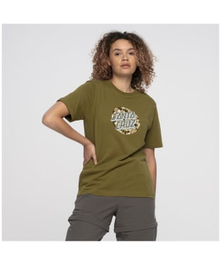 Women's Santa Cruz Foliage Dot T-Shirt - Moss