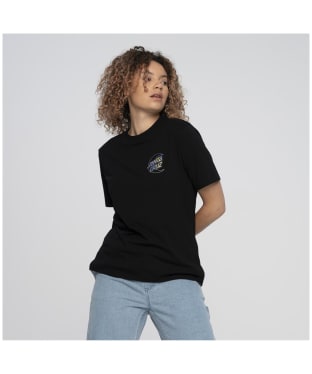 Women's Santa Cruz Holo Moon Dot T-Shirt - Black
