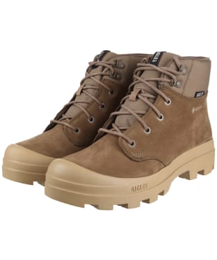 Men’s Aigle Tenere Leather Gore-Tex Walking Boots - Chestnut