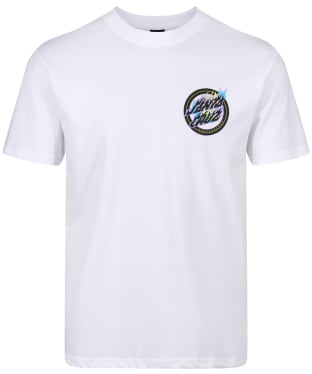 Men's Santa Cruz Holo Flamed Dot T-Shirt - White
