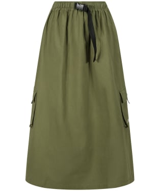 Women's Santa Cruz Strip High Waisted Cargo Skirt - Green