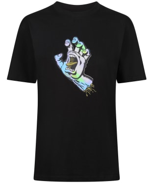 Men's Santa Cruz Holo Screaming Hand T-Shirt - Black