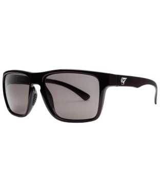 Men's Volcom Trick Sunglasses - Matte Black - Gray Polarized - Grey Polarized