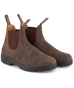 Blundstone #585 Leather Chelsea Boots - Rustic Brown
