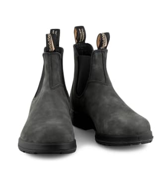 Blundstone #2055 Leather Lined Chelsea Boots - Rustic Black