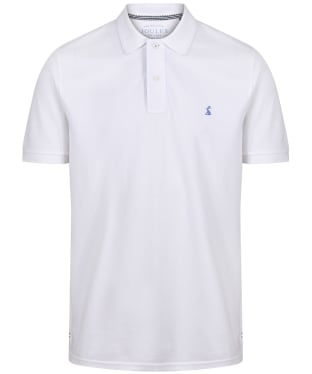Men's Joules Woody Short Sleeve Cotton Polo Shirt - Cream