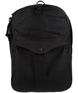 Filson Journeyman Cotton Oil Cloth Backpack With 15" Laptop Pocket - Cinder