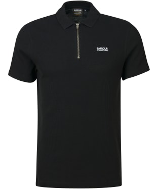 Men's Barbour International Gauge Polo Shirt - Black