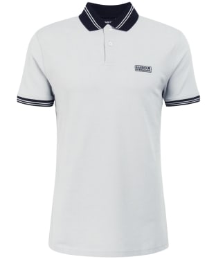 Men's Barbour International Tracker Polo - Silver Ice