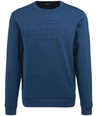Men's Barbour International Stamp Crew Sweater - Dark Denim