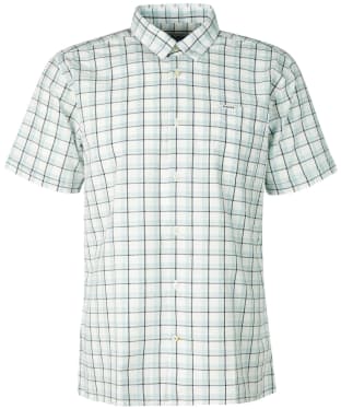 Men's Barbour Margrave Short Sleeve Summer Shirt - White