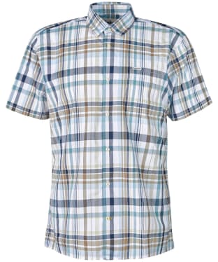 Men's Barbour Glanton Short Sleeve Summer Shirt - White