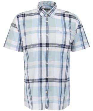 Men's Barbour Birdforth Short Sleeve Summer Shirt - Blue Chalk