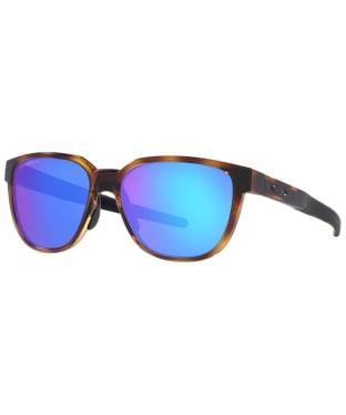Oakley Actuator Running Sunglasses - Prizm Sapphire Polarized Lens - Brown Tortoise