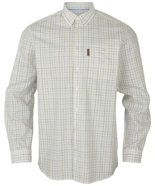 Men's Härkila Allerston Classic Fit Cotton Shirt - Strong Blue / White