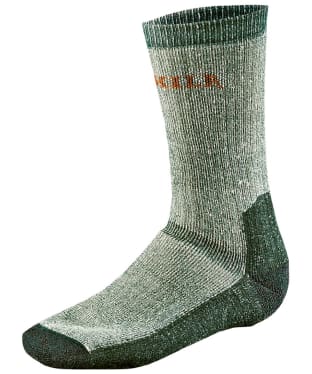 Men's Härkila Expedition Merino Wool Socks - Grey / Green