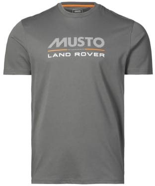 Men’s Musto Land Rover Logo Short Sleeve T-Shirt 2.0 - Dark Grey