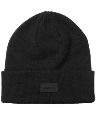 Musto Shaker Cuff Knitted Beanie Hat - True Black