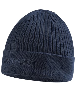 Musto Marina Quick Drying Knitted Beanie Hat - Navy
