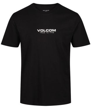 Men's Volcom Neweuro Basic Short Sleeve Cotton T-Shirt - Black