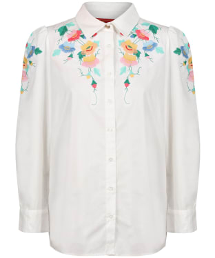 Women's Hunt & Hall Hampton Long Sleeve Cotton Blouse - White