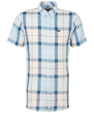 Men's Barbour Angus Tailored Shirt - Pink Salt Tartan