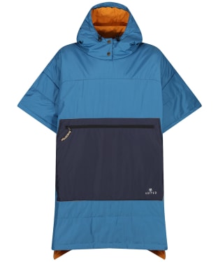 Voited Packable Outdoor Poncho - Blue Steel