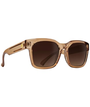 Women's SPY Dessa Sunglasses - Translucent Nutmeg - Happy Dark Brown Fade - Translucent Nutmeg