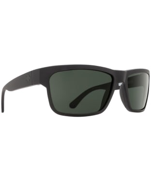 SPY Frazier Sports Sunglasses - Happy Gray Green Lens - Matte Black
