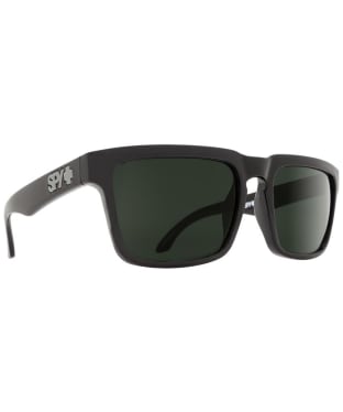 SPY Grilamid® Helm Sports Sunglasses - Happy Gray Green Polarized Lens - Black
