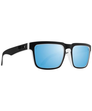 Spy Helm Grilamid® Sunglasses - Happy Boost Polar Ice Blue Mirror Polarized Lens - Whitewall