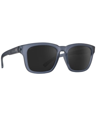 SPY Saxony Sports Sunglasses - Blue Happy Gray Lens - Translucent Blue