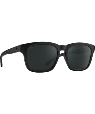 Spy Saxony Grilamid®  Sports Sunglasses - Happy Boost Bronze Polarized Black Mirror Lens - Matte Black