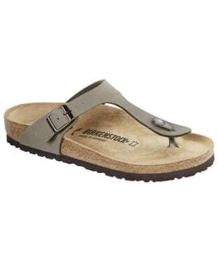 Women's Birkenstock Gizeh Sandals - Narrow Footbed - Adjustable Fit - Stone