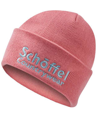 Schöffel Exeter Ribbed Knitted Beanie Hat - Dusky Pink