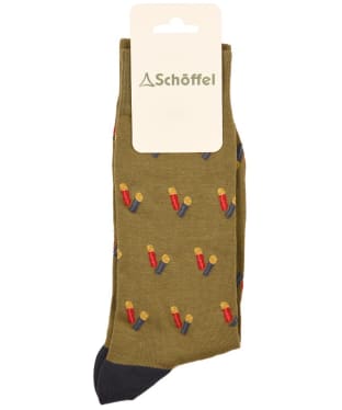 Men’s Schöffel Single Cotton Socks - Moss Cartridge