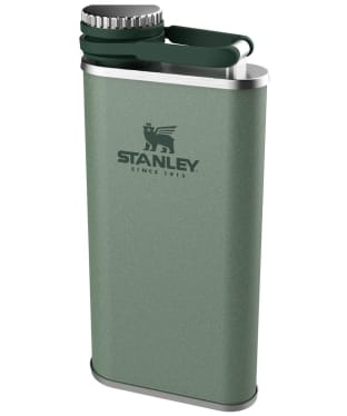 Stanley Easy-Fill Wide Mouth Stainless Steel Hip Flask 0.23L - Hammertone Green