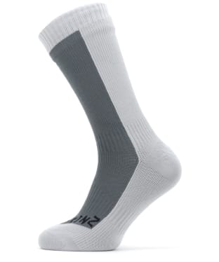 SealSkinz Starston Waterproof Cold Weather Mid Length Socks - Grey