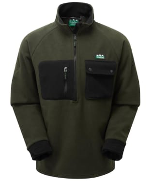 Men's Ridgeline Igloo II Windproof Fleece Bush Shirt - Olive / Black