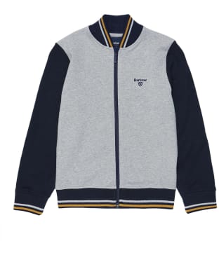 Boy's Barbour Lewis Zip Through - 10-15yrs - Navy