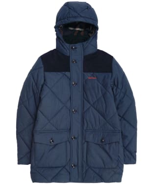 Boy's Barbour Elmwood Quilted Jacket - 6-9yrs - Navy