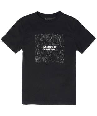 Boy's Barbour International Carbon T-Shirt - 6-9yrs - Black