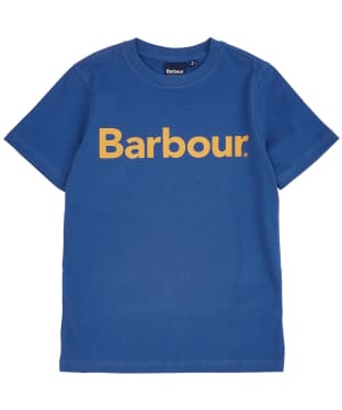 Boy's Barbour Staple T-Shirt, 10-15yrs - Mid Blue