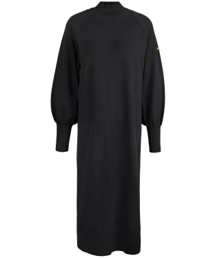 Women's Barbour International Aprila Midi Knit Dress - Black