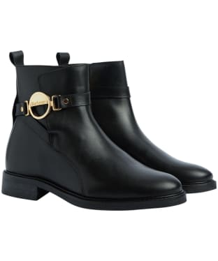 Women's Barbour Warwick Ankle Boots - Black