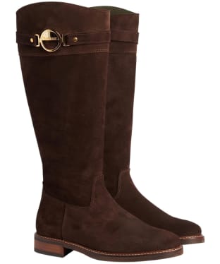 Women's Barbour Calmsden Tall Boots - Dark Brown